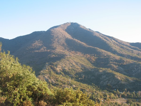 Vista desde el punto de inicio de la caminata