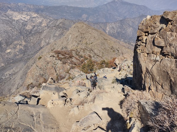 Iniciando el descenso