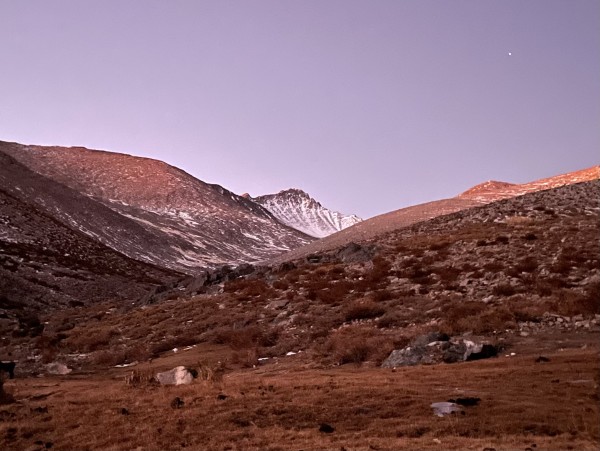 Cumbre Potrerito sur noche 