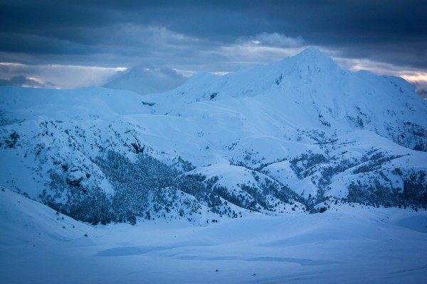 La Picada recién nevada