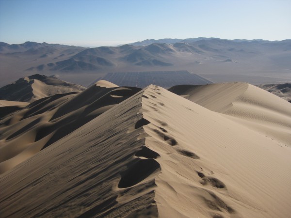 5.- Vista Hacia el O desde la Cumbre Co. Medanoso 1.643msnm