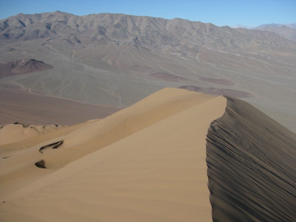 6.- Vista Hacia el E desde la Cumbre Co. Medanoso 1.643msnm