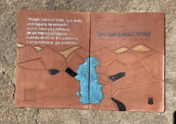 Placa cumbres literarias 