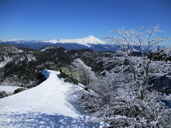 Volcán Villarrica visto desde Mirador el Cañi