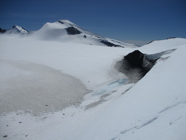 Bajando al glaciar