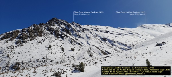 Cumbre Abanico - La Cruz Invierno 2022