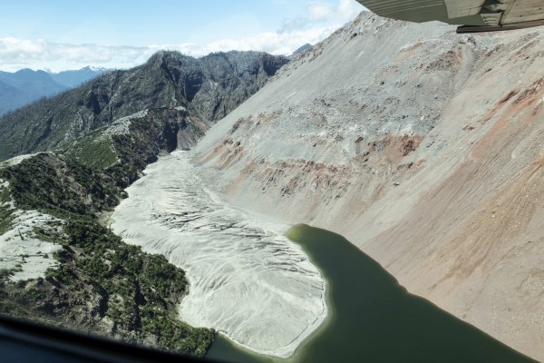 Volcán Chaitén desde la avioneta