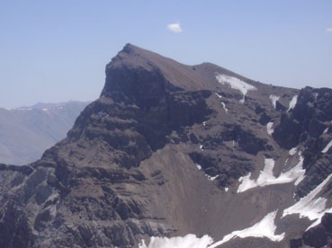 El Varela visto desde la cumbre del Mesetas Norte