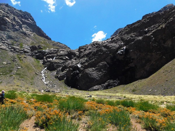 Llegando a las cascadas