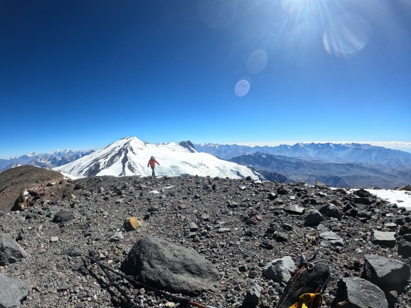 Llegando a la cumbre