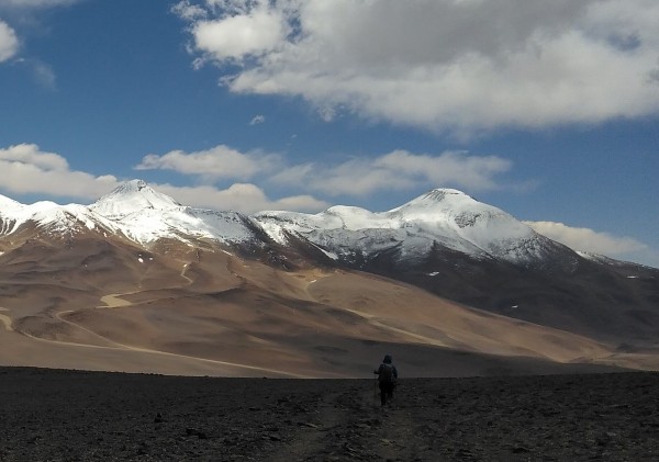 Dos Conos Este y Oeste desde el Nevado San Francisco.