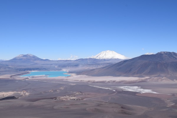 Vistas hacia Laguna Verde