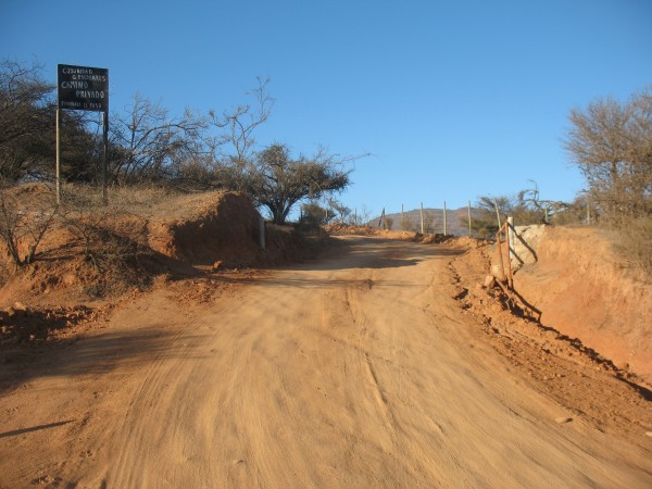 Inicio del camino (privado)