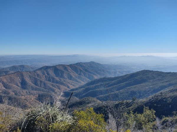 Vista hacia la costa
