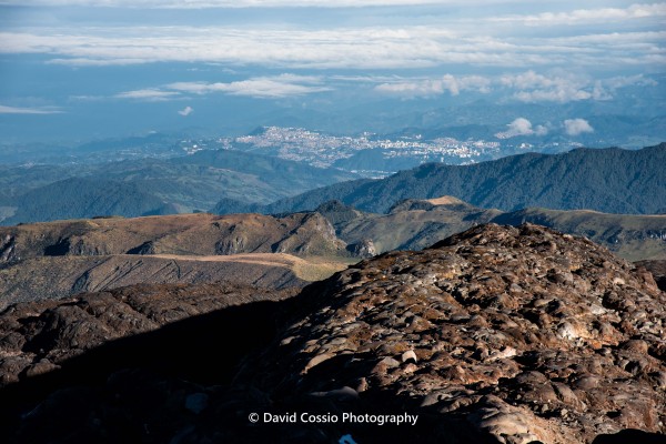 Vista a Manizales desde cumbre central