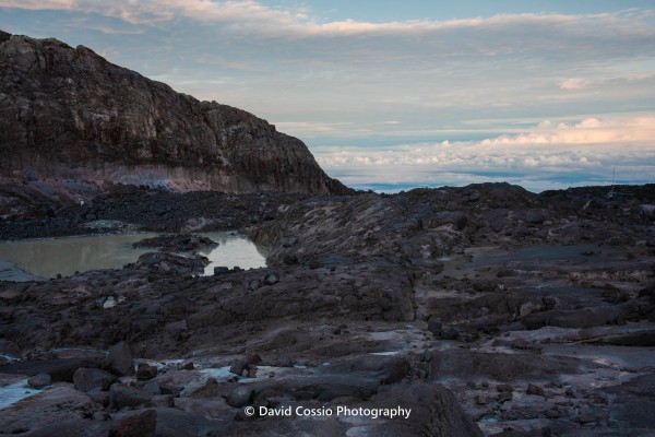 Camino antes del bordenieve