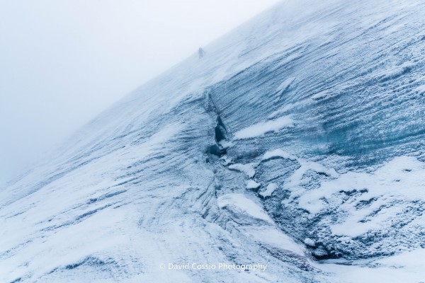 Descenso glaciar cumbre norte