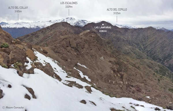 Filo hacia Las Lámparas