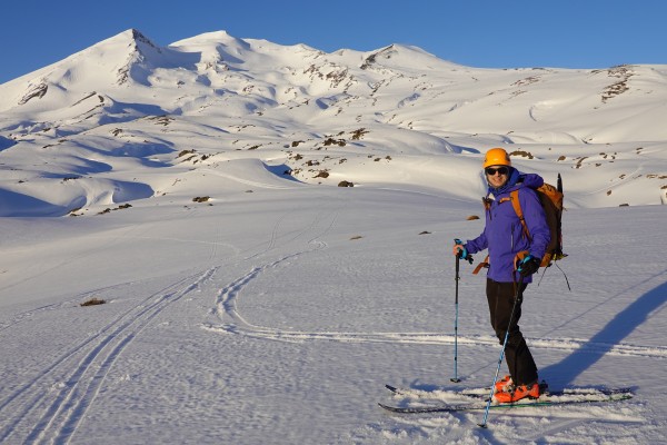 Descenso del Nevado de Chillán