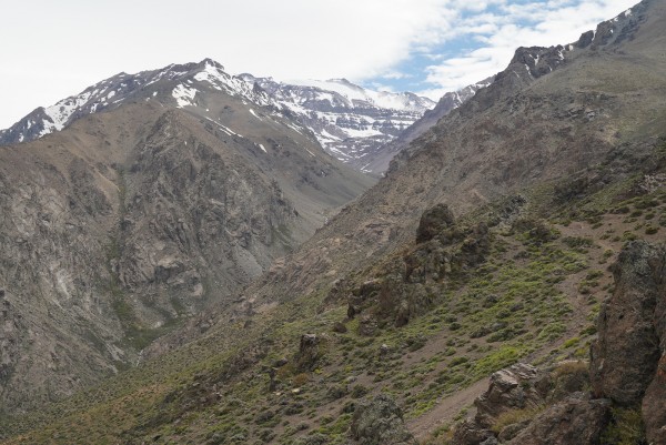 Vista hacia el cajón del estero La Leonera