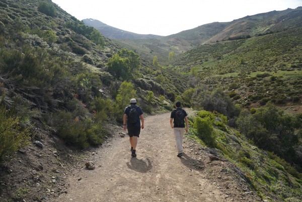 Segmento representativo de la ruta