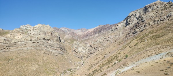 Desde el paso al estero Aucayes