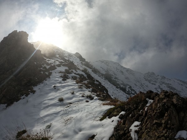 Vista de las falsas cumbres
