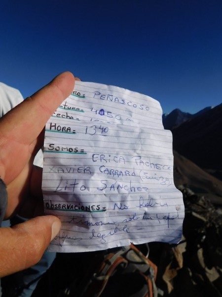 Testimonio de cumbre