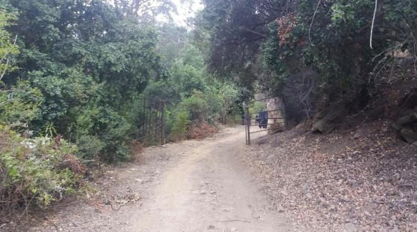Portón en desuso