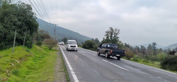 Caminata al estacionamiento alternativo