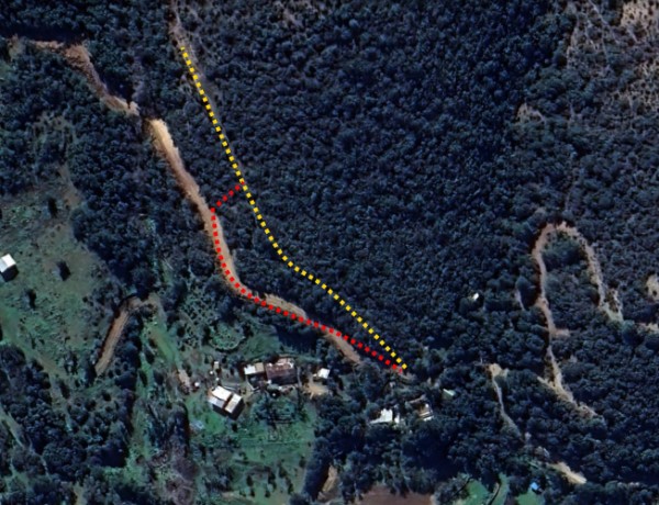 Ingreso al sendero