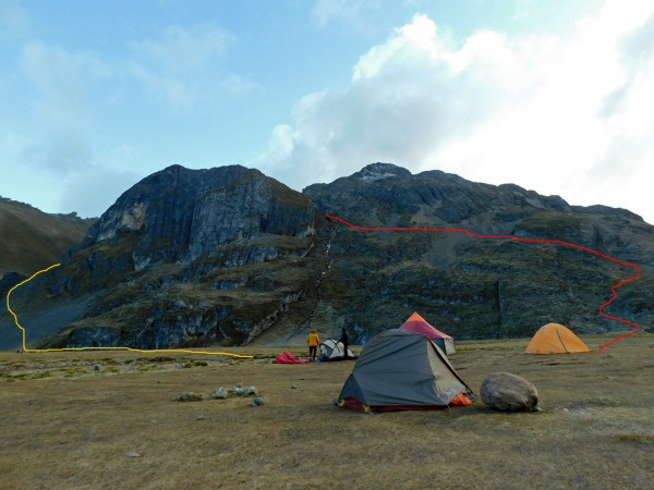Vista desde el campamento Vista desde el campamento