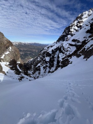 Vista desde portezuelo
