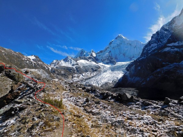 Vista al Yerupajá Vista al Yerupajá