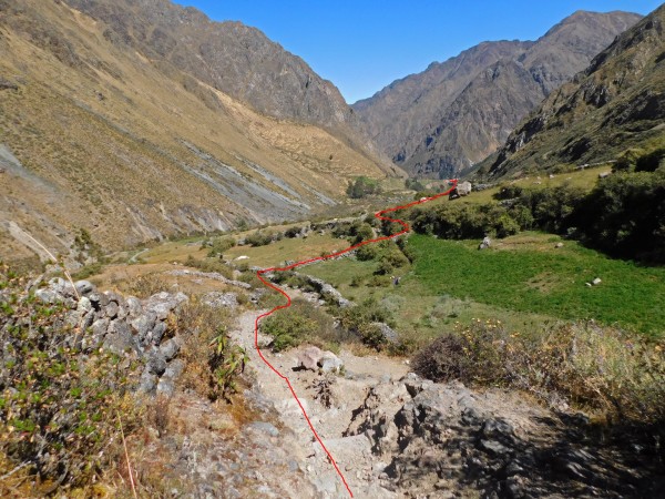 Camino a Huayllapa Camino a Huayllapa