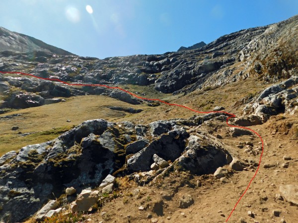 Ascenso hacia Yaucha Punta Ascenso hacia Yaucha Punta