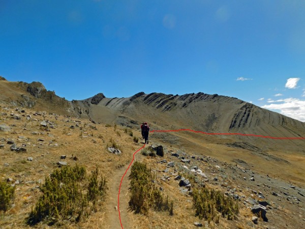 Sendero desde Yaucha Punta Sendero desde Yaucha Punta