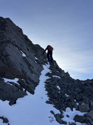 Trepe de roca a la cumbre tercera parte