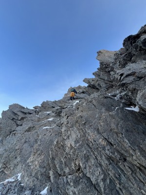 Trepe de roca a la cumbre primera parte
