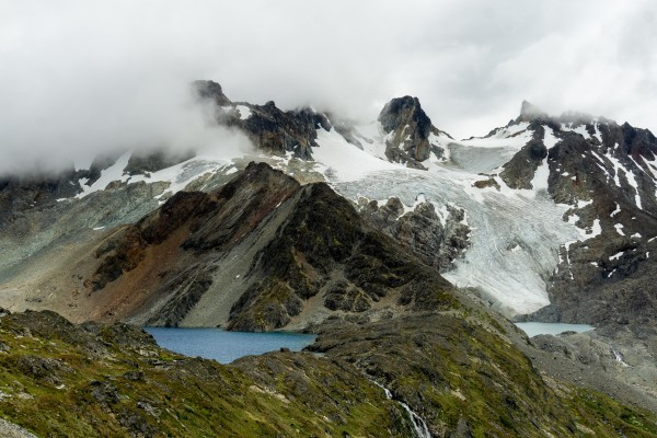 Lagunas Torres del Rinoceronte y Glaciar Los Vascos