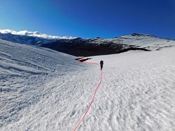 Descenso desde la laguna