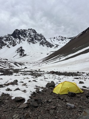 Otra vista desde el campo base