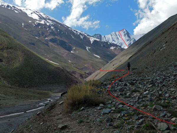 Entrada al valle del Aparejo