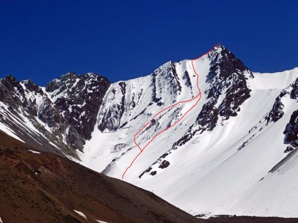 Vista de la ruta con sus opciones