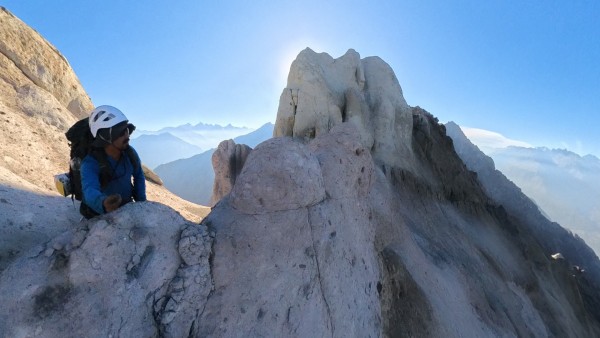 formaciones geológicas que caracterizan el extremo occidental del Laberinto piroclástico