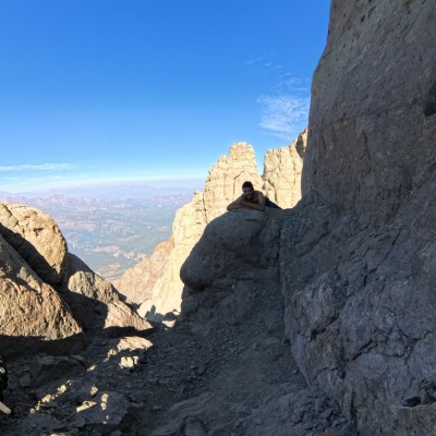 Salida del Laberinto piroclástico