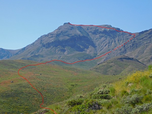 Normal desde Alto Huemul