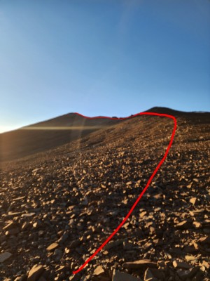 Camino a la cumbreFoto: 15Se debe seguir por los filos para llegar a la cumbre.Benjamin Villaleiva