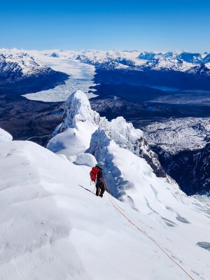 Vista hacia el Glaciar Tyndall