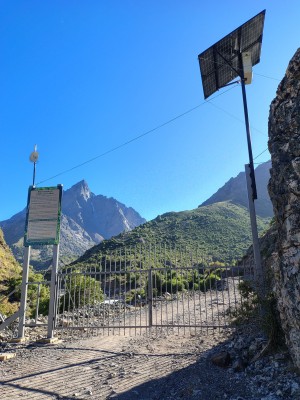 Portón que impide acceso Foto: 1Nelson Sepúlveda